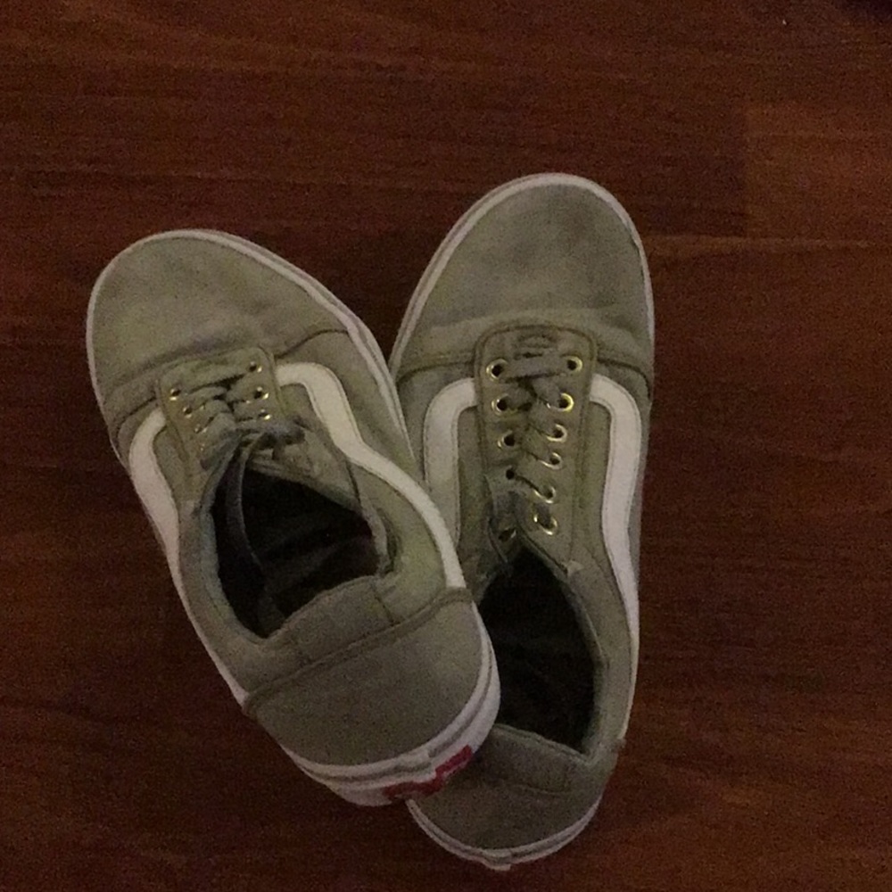 Light green vans